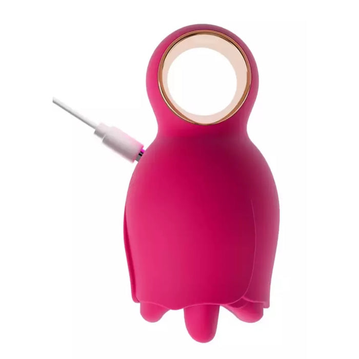 OralFun klitorinis stimuliatorius – „liežuvio“ efektas, silikoninis, USB