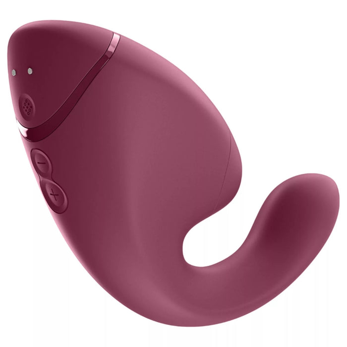 Womanizer Next Duo 2-in-1 vibrator - clitoral + G-spot, Pleasure Air, silicone, pink