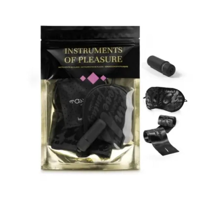 Bijoux Indiscrets Instruments of Pleasure dovanų rinkinys – aksesuarai poroms, Violetinis