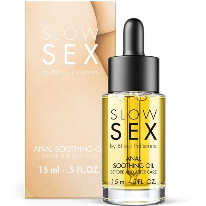 Bijoux Slow Sex analinis masažo aliejus – 15 ml