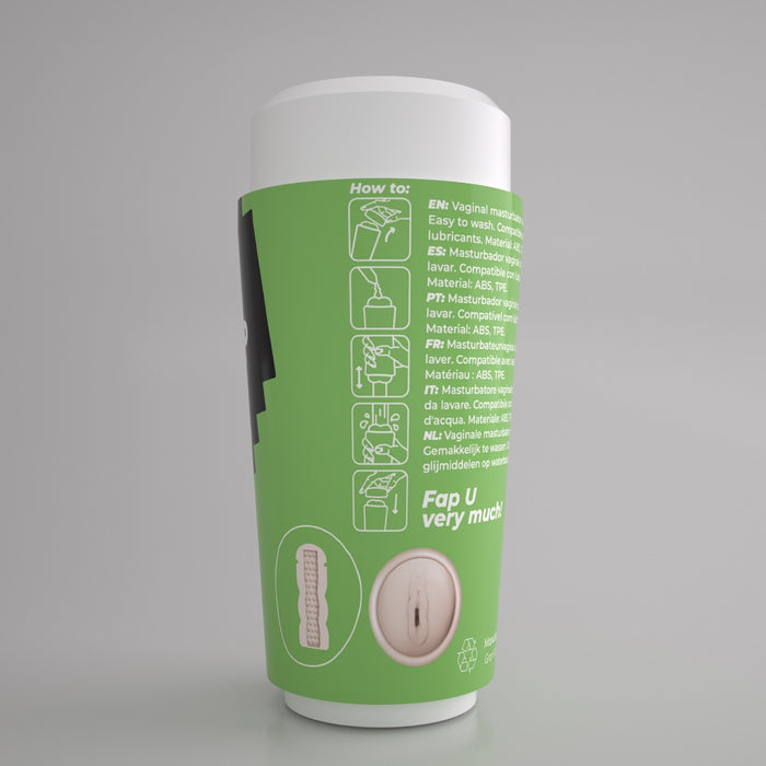 Crushious Fappucino Creamy Puss masturbatorius – nešiojamas, TPE