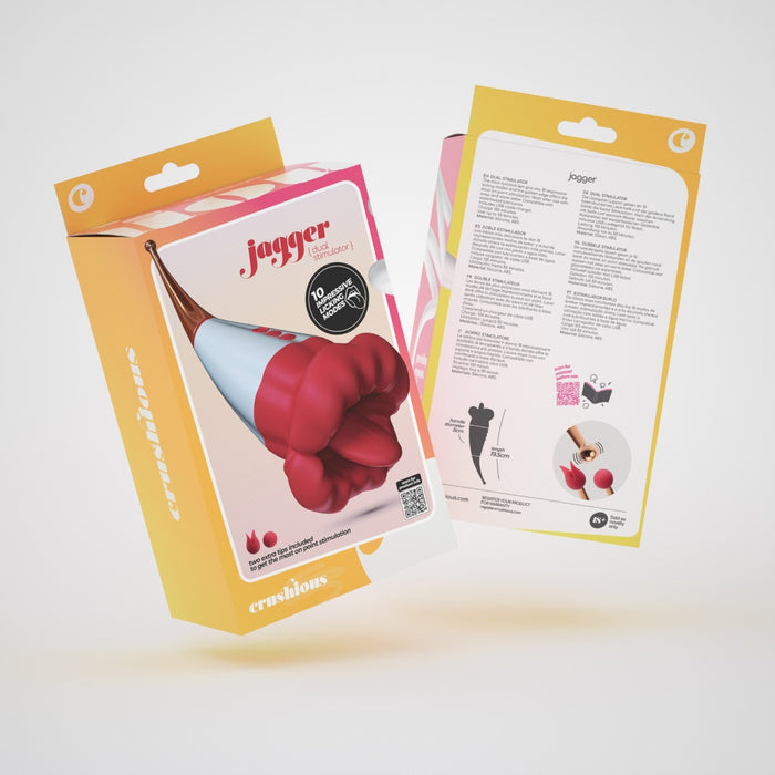 Crushious Jagger Double Stimulator - Vibrator, Silicone, 19.5 cm