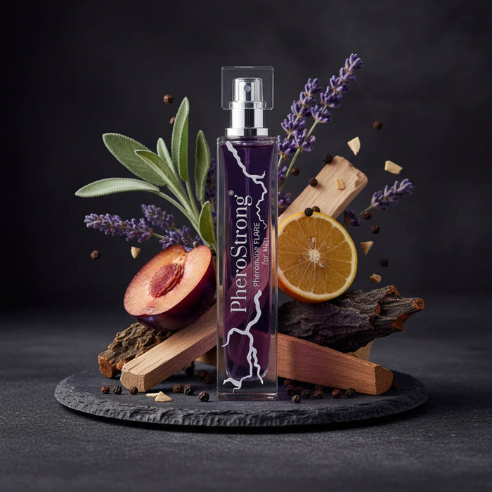 PheroStrong  Flare vyriški kvepalai 50 ml – aromatiniai, medienos natų
