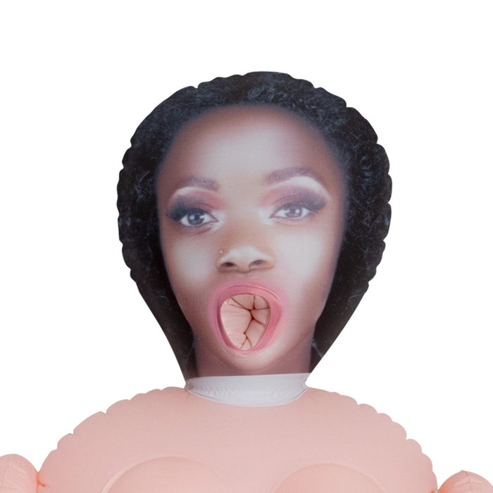Crushious Carmen – pripučiama lėlė, ebony, 155 cm