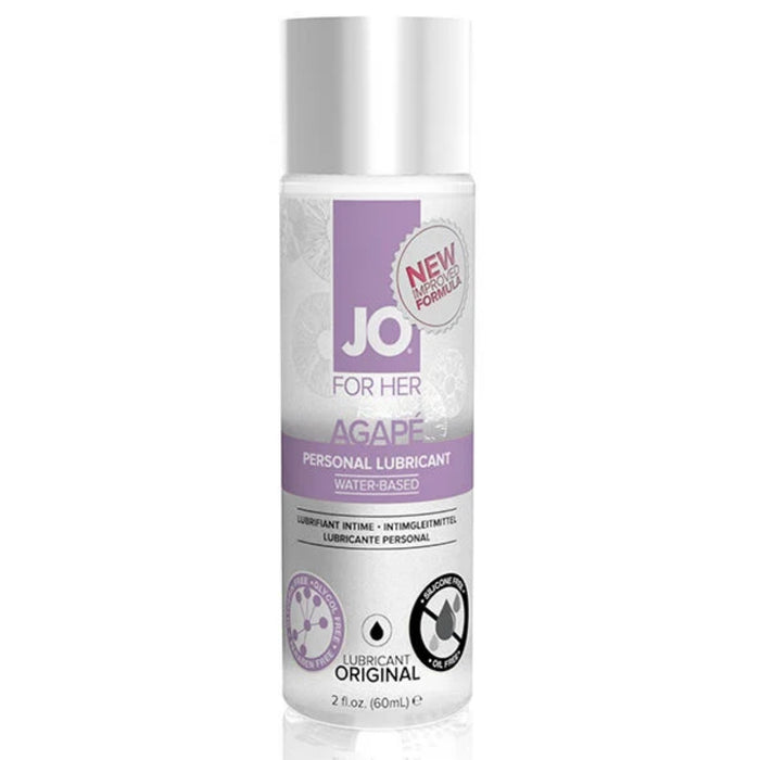 System JO For Her Agape – lubrikantas moterims, vandens pagrindo, 60 ml