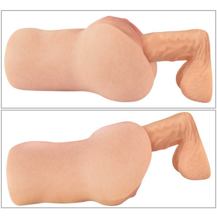 Realistixxx RealStroker Realis – masturbator, silicone, double tunnel, 17.5 cm