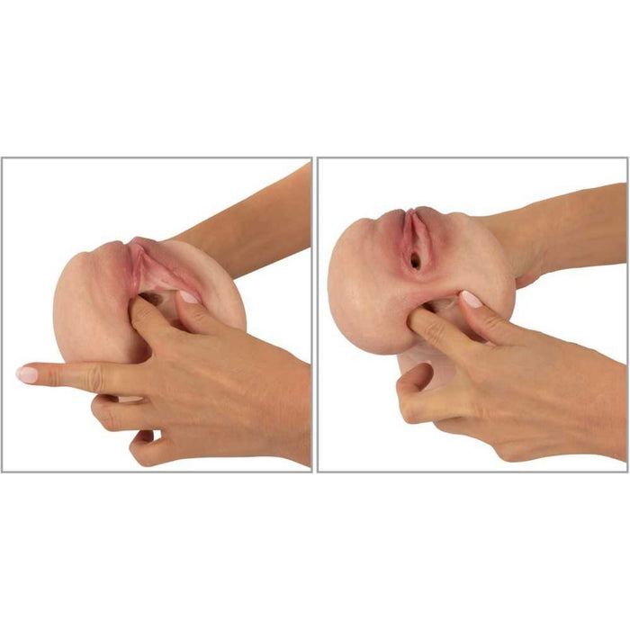 Realistixxx RealStroker Realis – masturbator, silicone, double tunnel, 17.5 cm