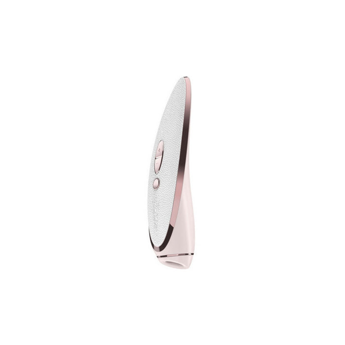 Satisfyer Luxury Pret-a-Porter – klitorio stimuliatorius, oro bangų technologija, rožinis auksas
