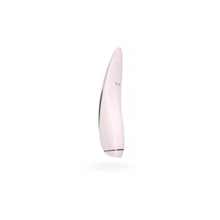 Satisfyer Luxury Pret-a-Porter – klitorio stimuliatorius, oro bangų technologija, rožinis auksas