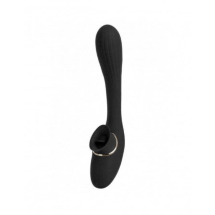 Dual Pleasures – a dual clitoral and G-spot stimulator, silicone, rechargeable