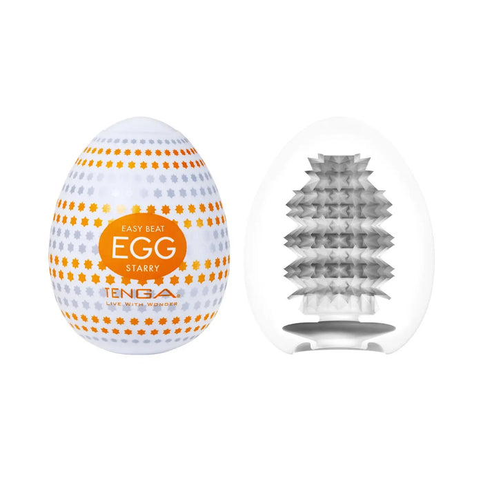 TENGA Egg Starry – a compact masturbator for men with a textured surface