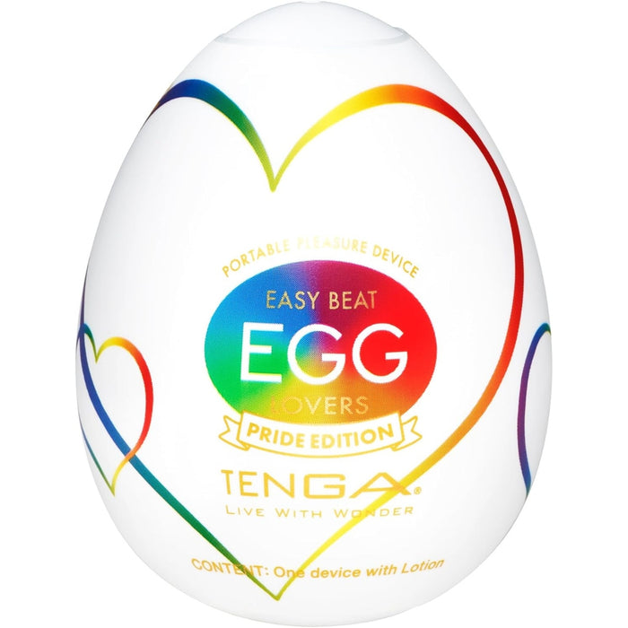 TENGA Egg Lovers Pride Edition – masturbatorius vyrams ir poroms, riboto leidimo