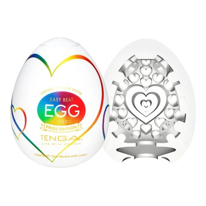 TENGA Egg Lovers Pride Edition – masturbatorius vyrams ir poroms, riboto leidimo