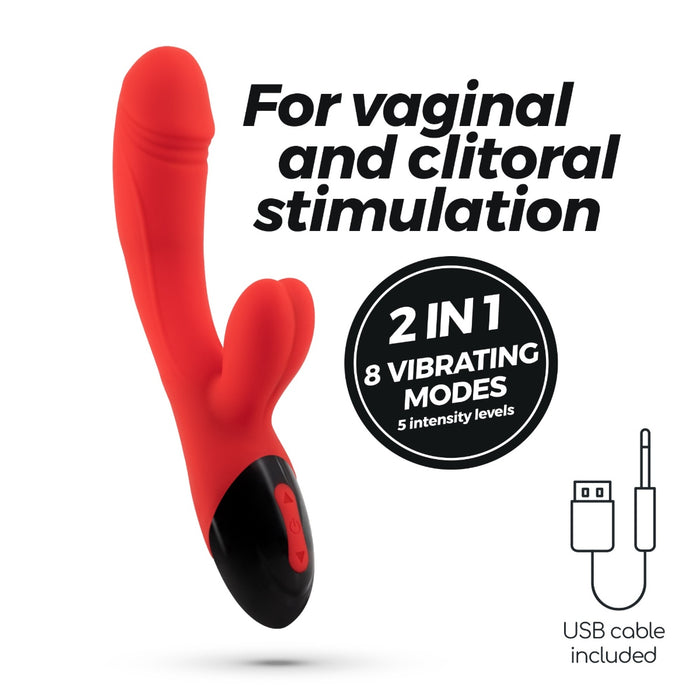 CRUSHIOUS Dare Dong – įkraunamas rabbit tipo vibratorius