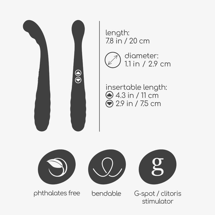 CRUSHIOUS Pixie – Dual Rechargeable Vibrator