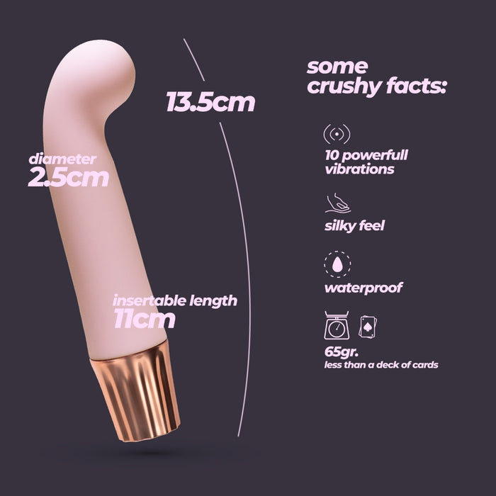 CRUSHIOUS Mellow Gee – mini vibrator, pink