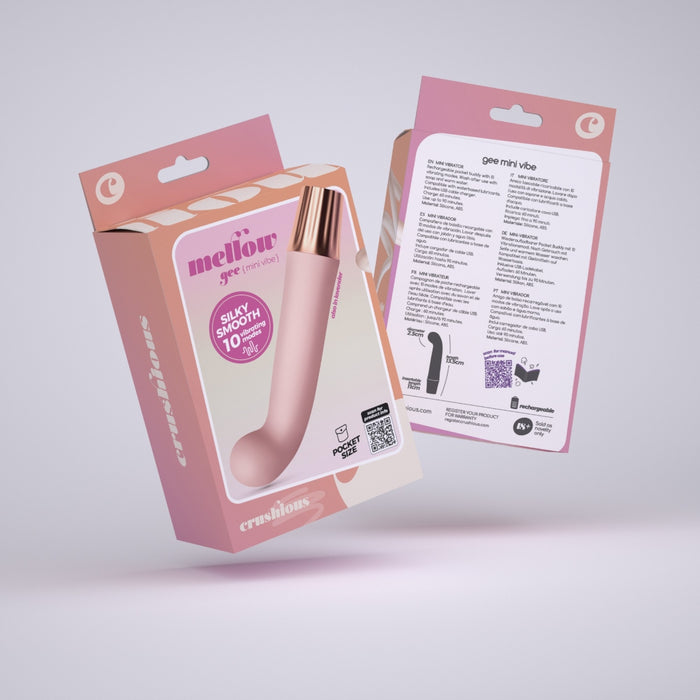 CRUSHIOUS Mellow Gee – mini vibrator, pink