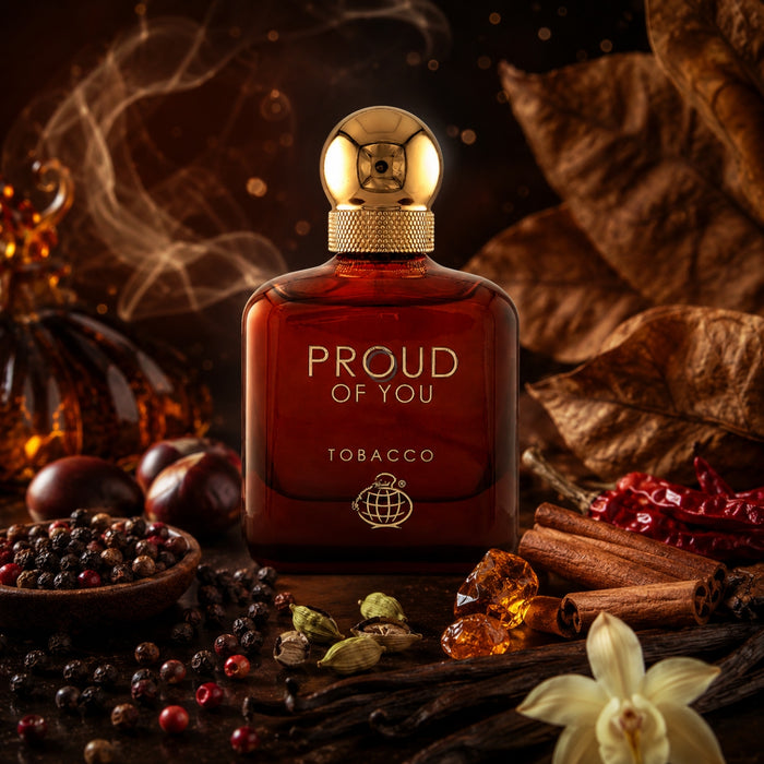 Fragrance World Proud Of You Tobacco – vyriškas aromatas su charakteriu ir gilumu