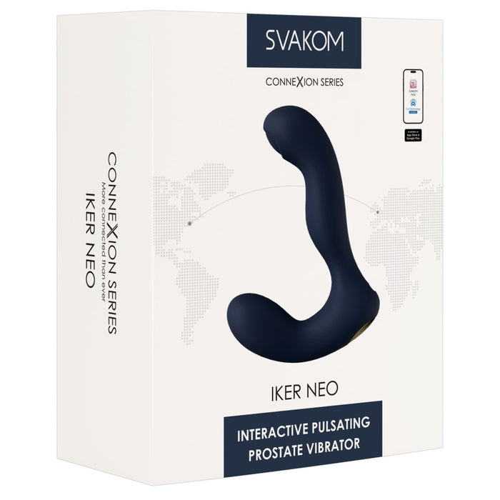 SVAKOM Iker Neo - Smart Prostate Vibrator, Blue