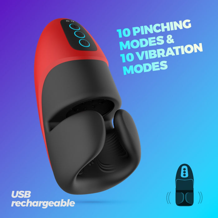 CRUSHIOUS Pancho – Rechargeable Masturbator with Pressure Function