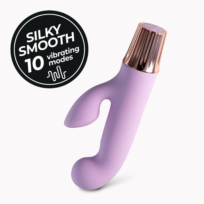 Crushious Mellow Cony – mini vibratorius zuikutis, violetinis
