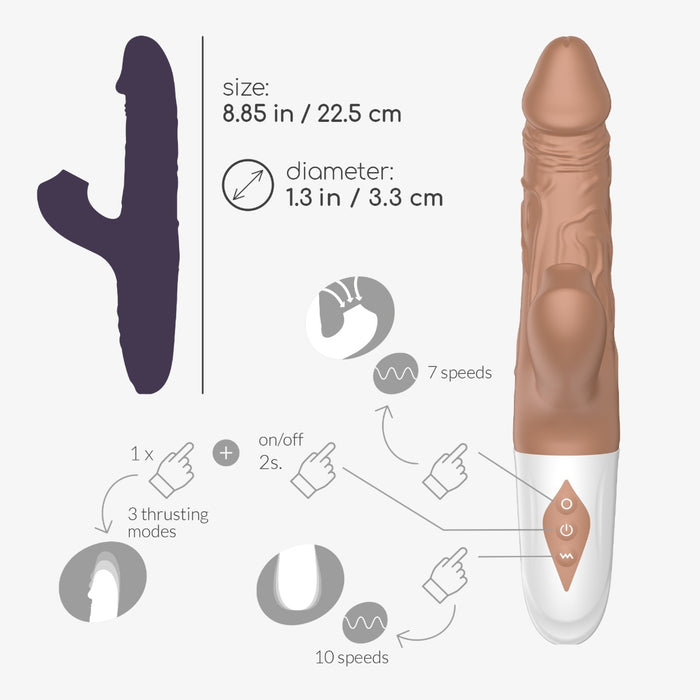 Crushious El Matador – Thrusting Realistic Vibrator