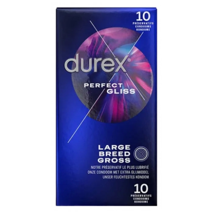 Durex Perfect Gliss Extra Lubrication – condoms 10 pcs.