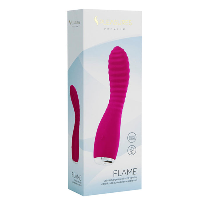 "S Pleasures FLAME" - G-spot vibrator (pink)