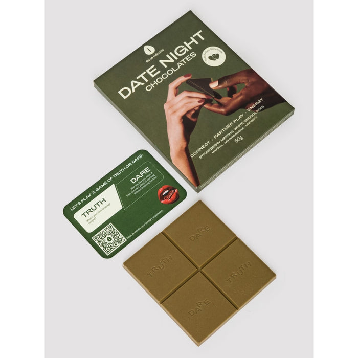 The Oh Collective – Date Night Chocolates Matcha – balto šokolado saldainiai poroms su matcha (50 g)