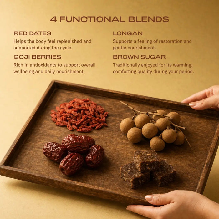 The Oh Collective Gentle Period Tea Cube - tea cubes for period, 10 pcs.