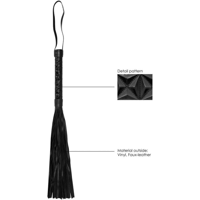 OUCH! Diamond Pattern Luxury Whip – prabangus rimbas su tekstūra