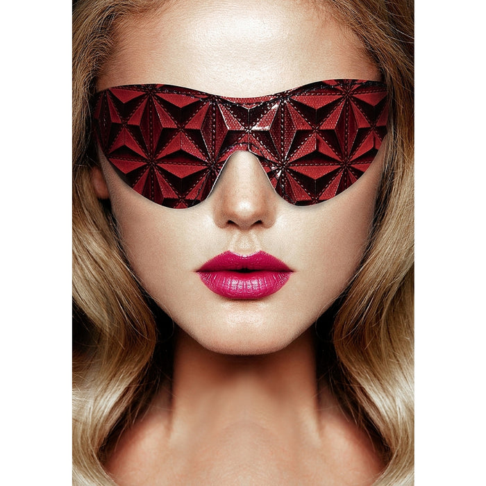OUCH! Luxury Eye Mask – akių kaukė, bordo