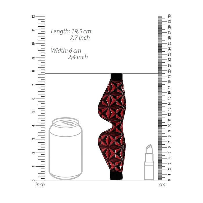 OUCH! Luxury Eye Mask – akių kaukė, bordo