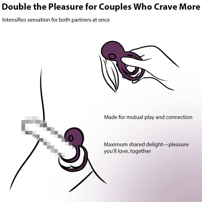 TAMMY – Vibrating Double Cock Ring