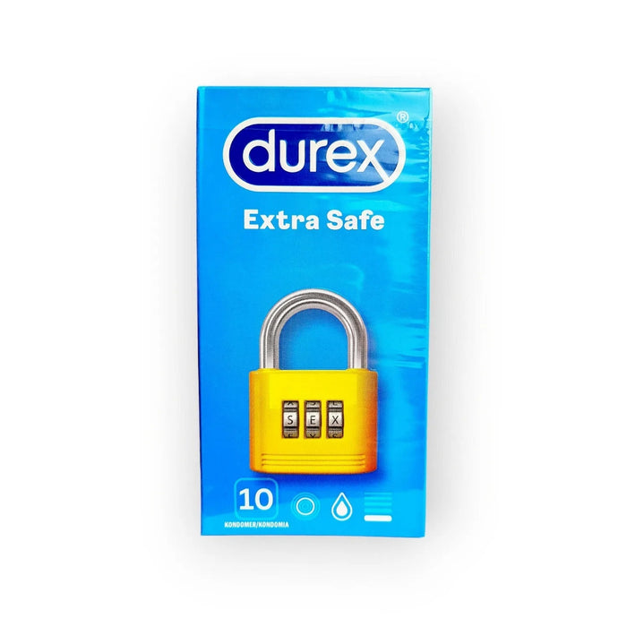 Durex Extra Safe padidinto saugumo prezervatyvai