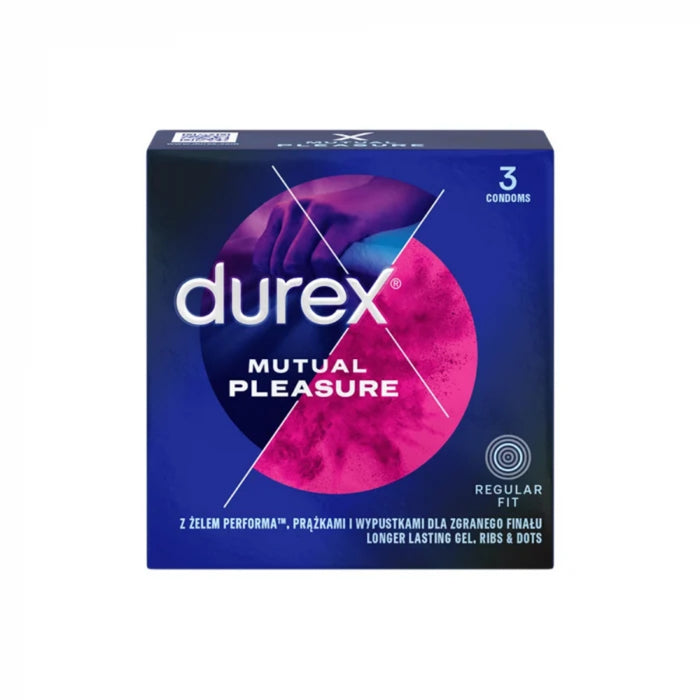 Durex Mutual Pleasure – condoms for longer pleasure and mutual stimulation (10 pcs.)