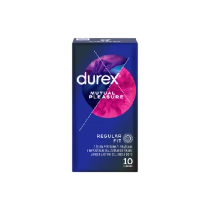 Durex Mutual Pleasure – condoms for longer pleasure and mutual stimulation (10 pcs.)