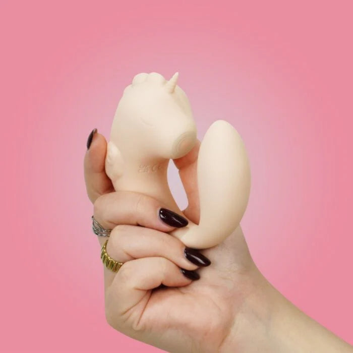 Unihorn C Horse Coral Throb Vibrator - Clitoral + G-spot, Silicone, USB