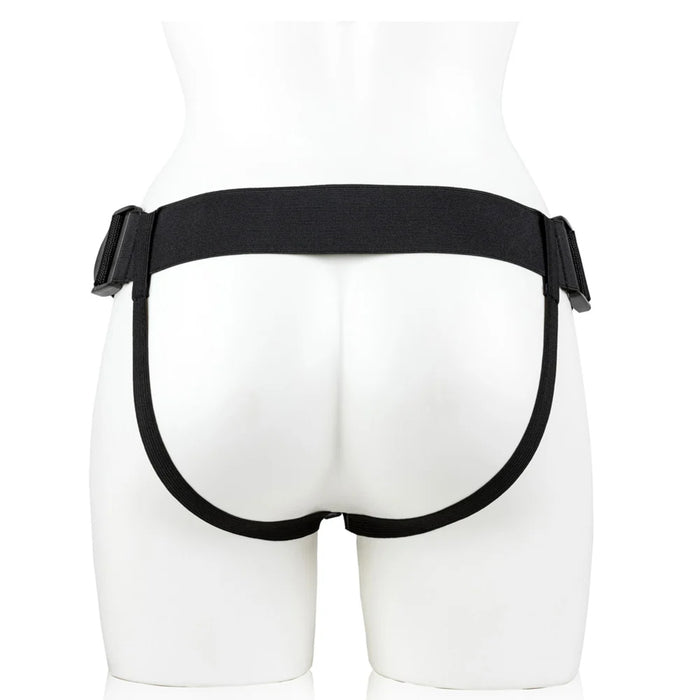 Shots Real Rock Hollow Strap-On – a hollow strap-on, 8 inches