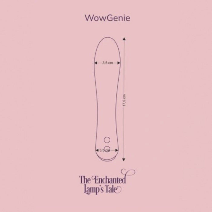 Fairygasm WowGenie vibratorius „The Enchanted Lamp’s Tale“, žalias