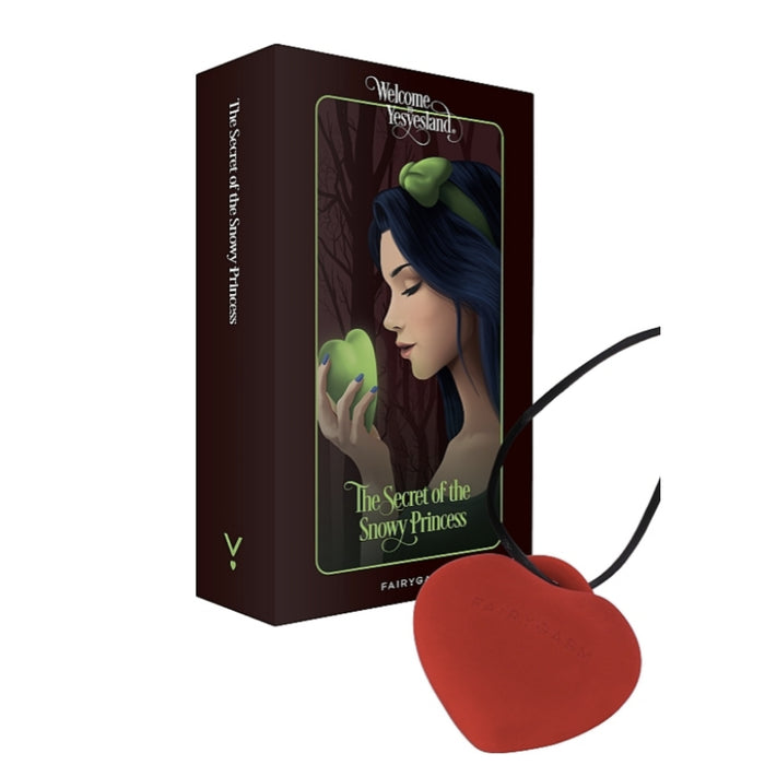 Fairygasm PleasureStone Mini Vibrator The Secret of the Snowy Princess, Red