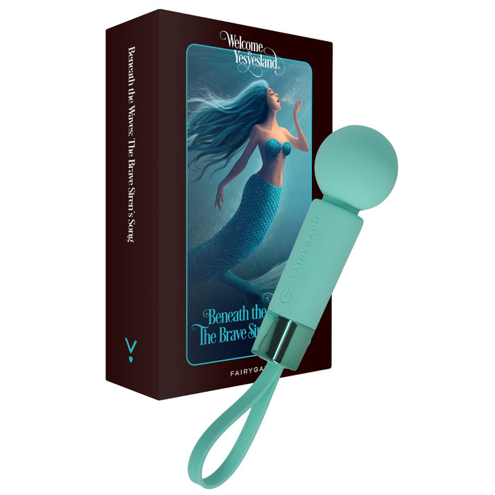 Fairygasm Pearlstasy mini vibrator "The Brave Siren's Song", green