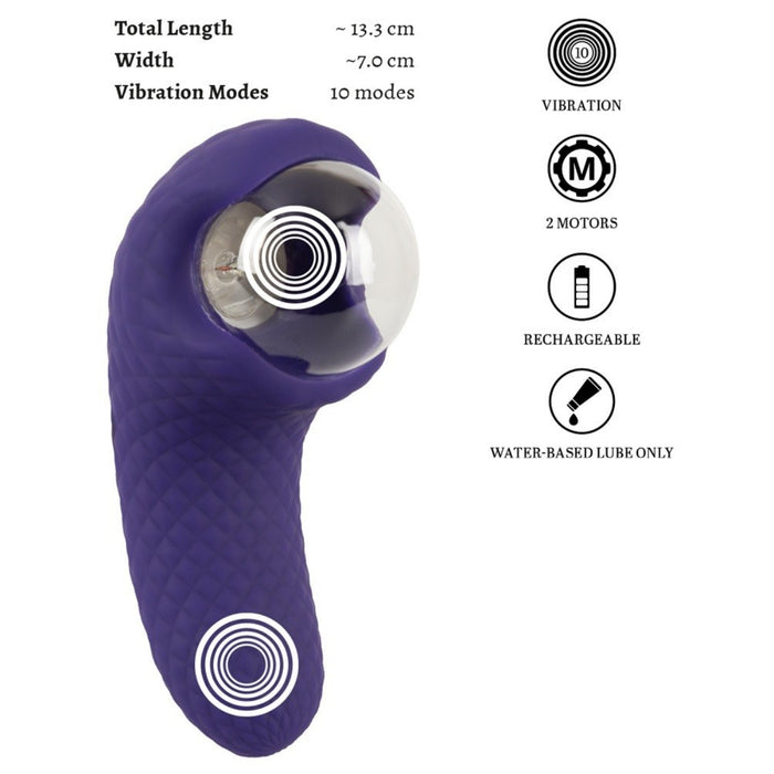 Zanto Plasma – prabangus stimuliatorius su šviesos efektu ir dviguba vibracija