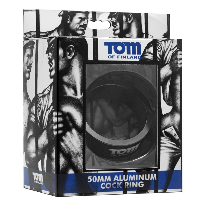 Tom of Finland 50 mm aliuminis penio žiedas