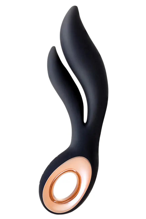 Caress Dual Stimulating Vibrator (Black)