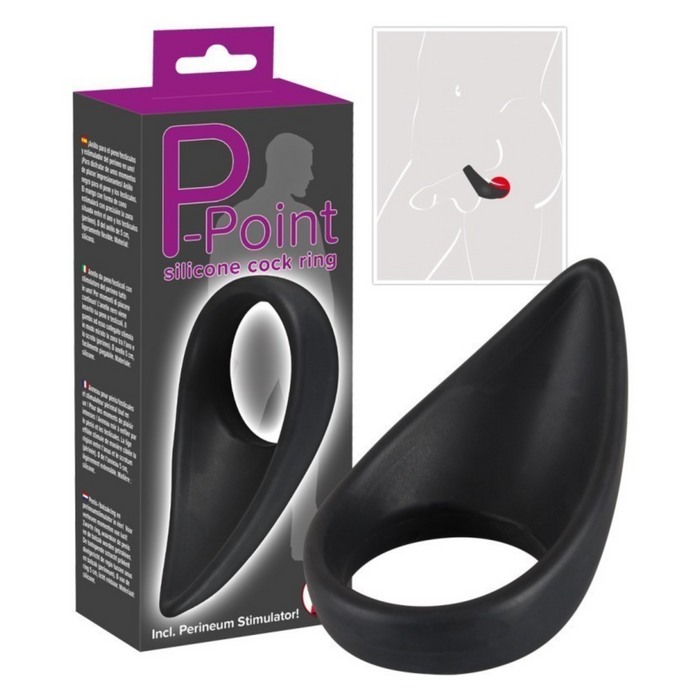 You2Toys P-point silicone vibrating cock ring
